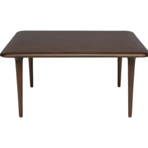 Table basse carrée en bois massif foncé 70x70x33cm Elroy - Dutchbone - The Cool Republic