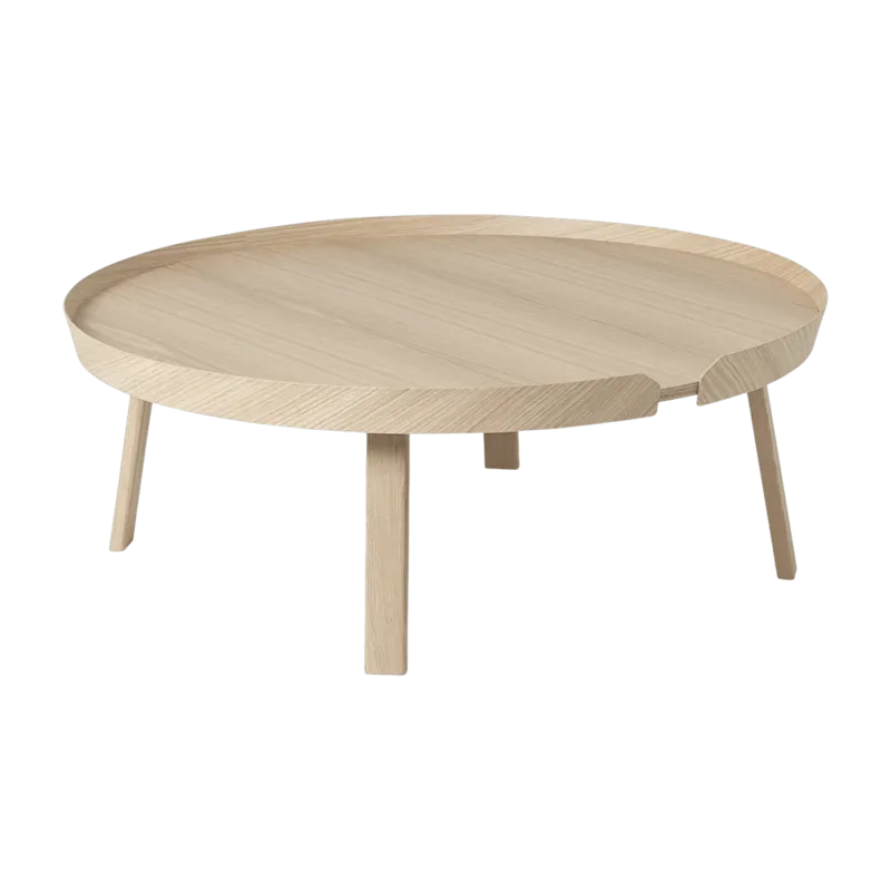 Table basse chêne 95 cm Around - Muuto - The Cool Republic