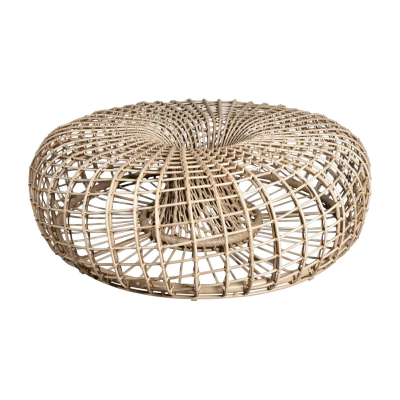 Table basse de jardin naturel en cannage Nest - Cane-Line - The Cool Republic