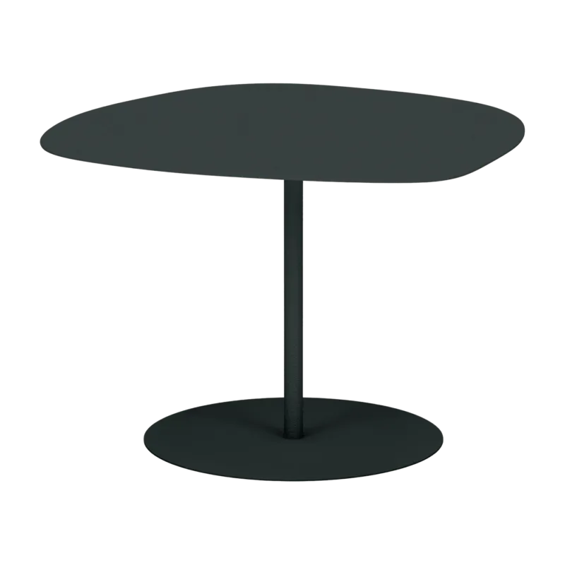 Table basse en acier mat anthracite 37 cm Galet 03 - Matière Grise - The Cool Republic