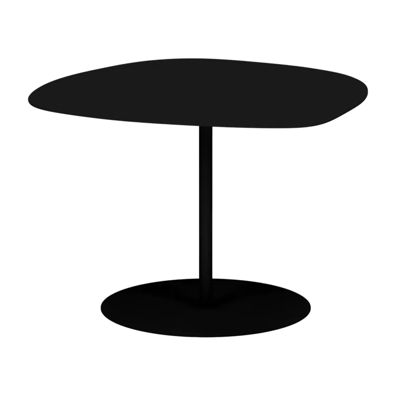 Table basse en acier mat noir mat 37 cm Galet 03 - Matière Grise - The Cool Republic
