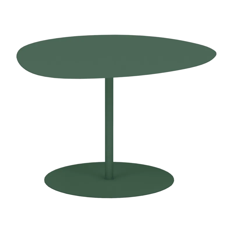 Table basse en acier mat olive 40 cm Galet 01 - Matière Grise - The Cool Republic