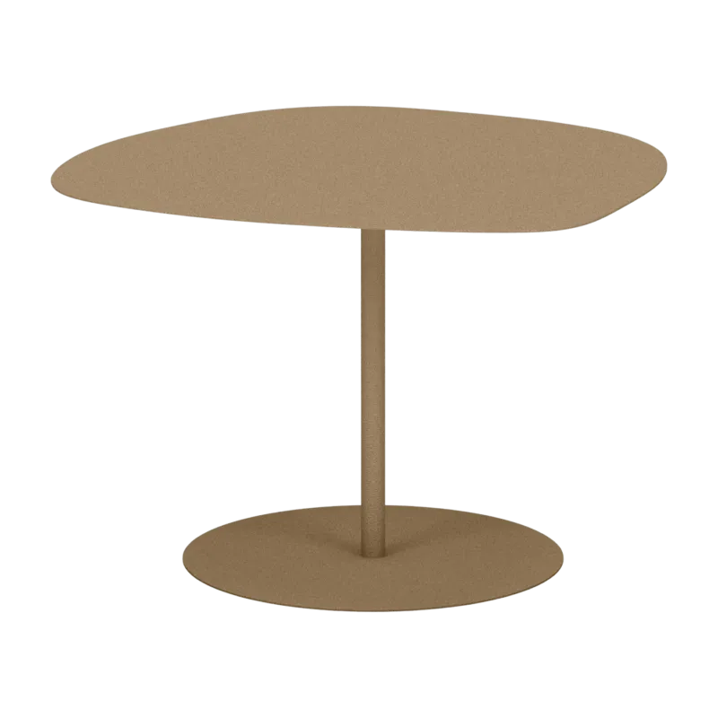 Table basse en acier mat sable 37 cm Galet 03 - Matière Grise - The Cool Republic