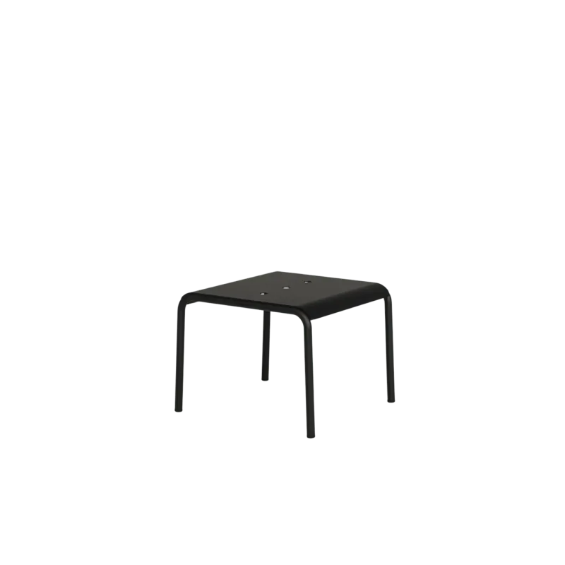 Table basse en acier thermolaqué inoxydable noir 50x38cm Panorama - TIPTOE - The Cool Republic