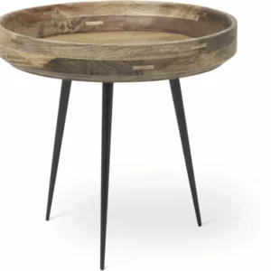 Table basse en bois naturel S Bowl - Mater