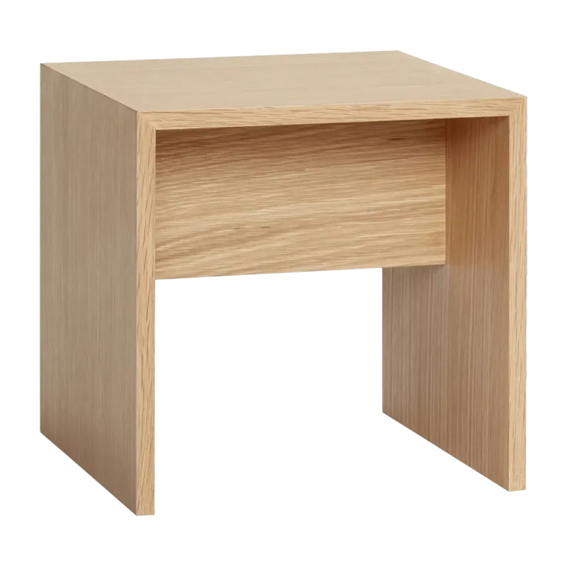 Table basse en chêne 40x40 cm - Hübsch - The Cool Republic