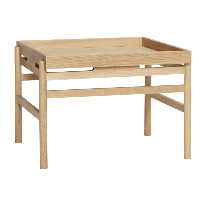 Table basse en chêne Cube - Hübsch - The Cool Republic