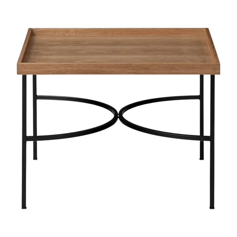 Table basse en chêne et métal noir Unity - AYTM - The Cool Republic