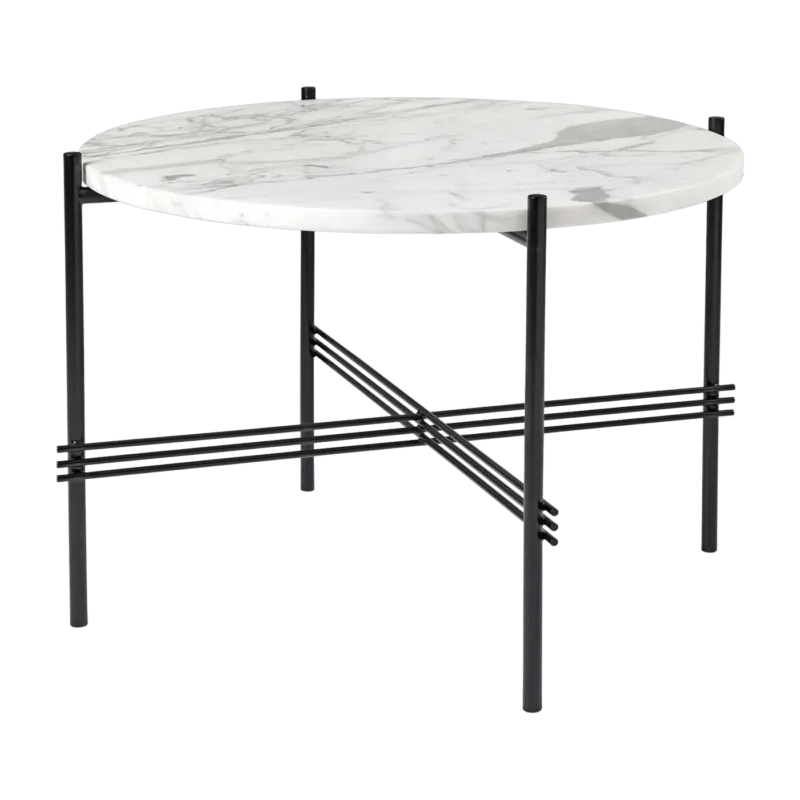 Table basse en marbre blanc 55 cm TS - Gubi - The Cool Republic