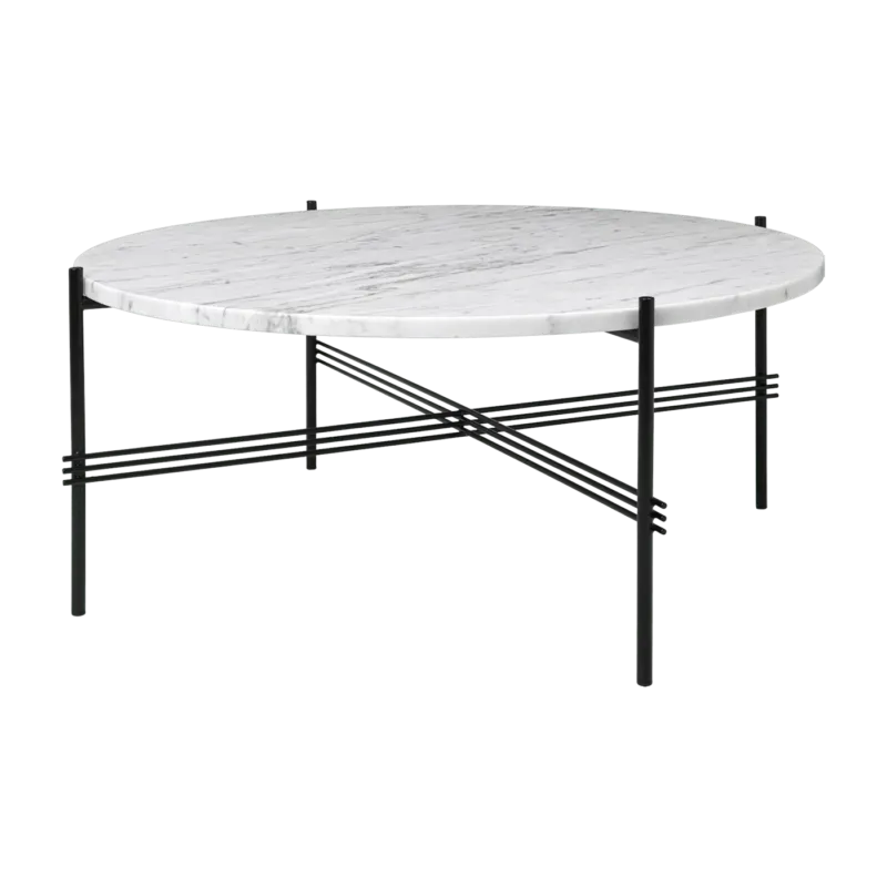 Table basse en marbre blanc 80 cm TS - Gubi - The Cool Republic