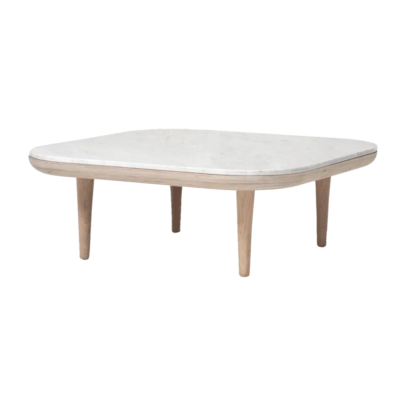 Table basse en marbre blanc Fly SC4 - &tradition - The Cool Republic