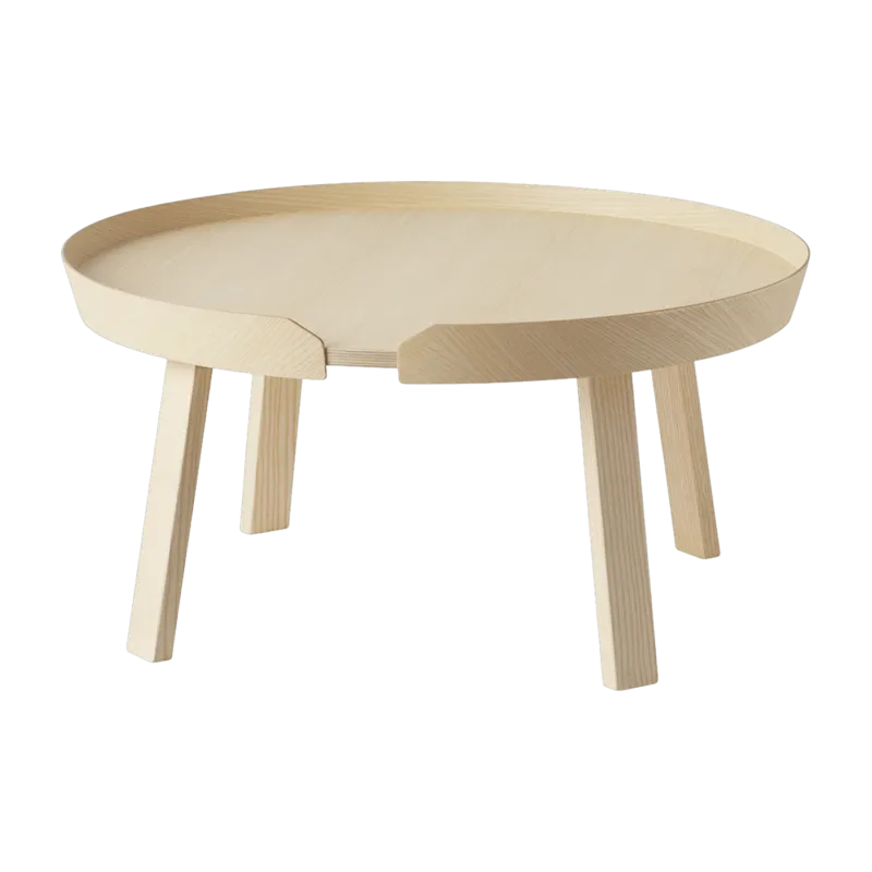 Table basse frêne 72 cm Around - Muuto - The Cool Republic