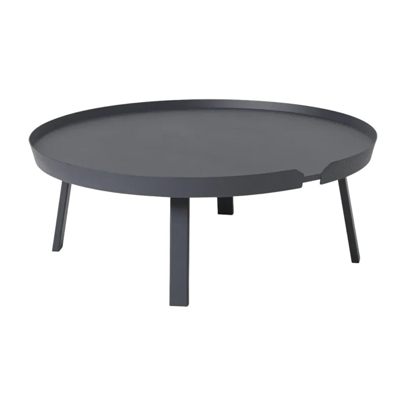 Table basse gris anthracite 95 cm Around - Muuto - The Cool Republic