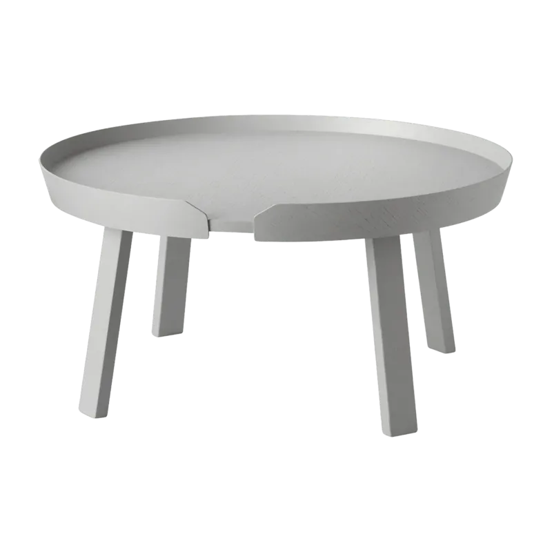 Table basse gris clair 72 cm Around - Muuto - The Cool Republic