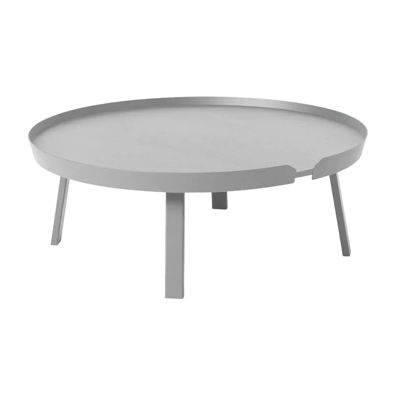 Table basse gris clair 95 cm Around - Muuto - The Cool Republic
