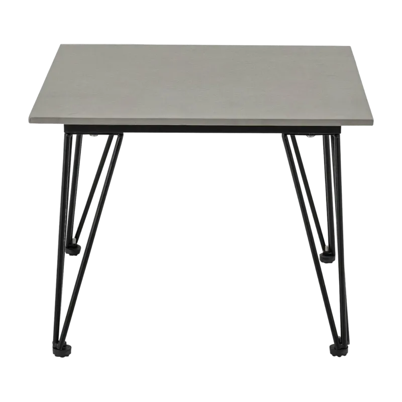 Table basse grise 55 x 55 cm Mundo - Bloomingville - The Cool Republic