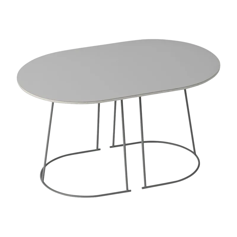 Table basse grise 68 cm Airy - Muuto - The Cool Republic
