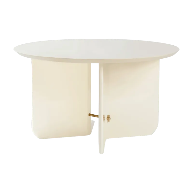 Table basse laquée ivoire Large Be Good - Red Edition - The Cool Republic