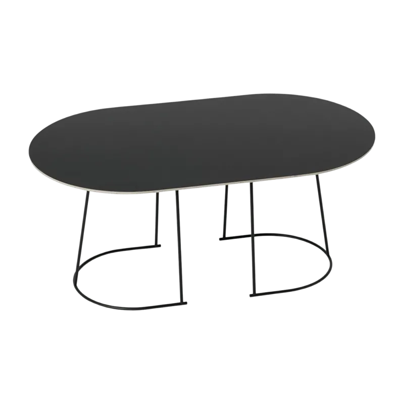 Table basse noire 88 cm Airy - Muuto - The Cool Republic