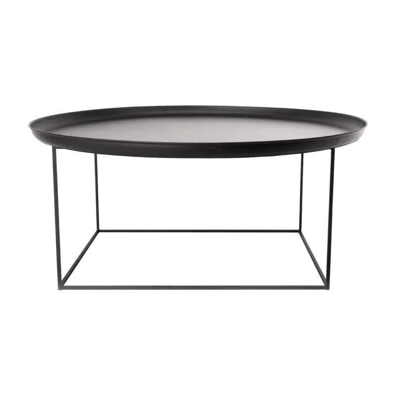 Table basse noire 90 cm Duke - Norr11 - The Cool Republic