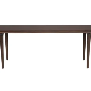 Table basse rectangulaire en bois massif foncé 110x38x38cm Elroy - Dutchbone - The Cool Republic