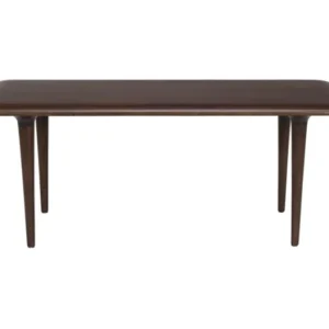 Table basse rectangulaire en bois massif foncé 85x38x38cm Elroy - Dutchbone - The Cool Republic