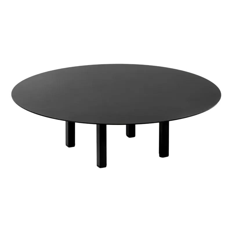 Table basse ronde 68 cm en métal noir 01 - Serax - The Cool Republic