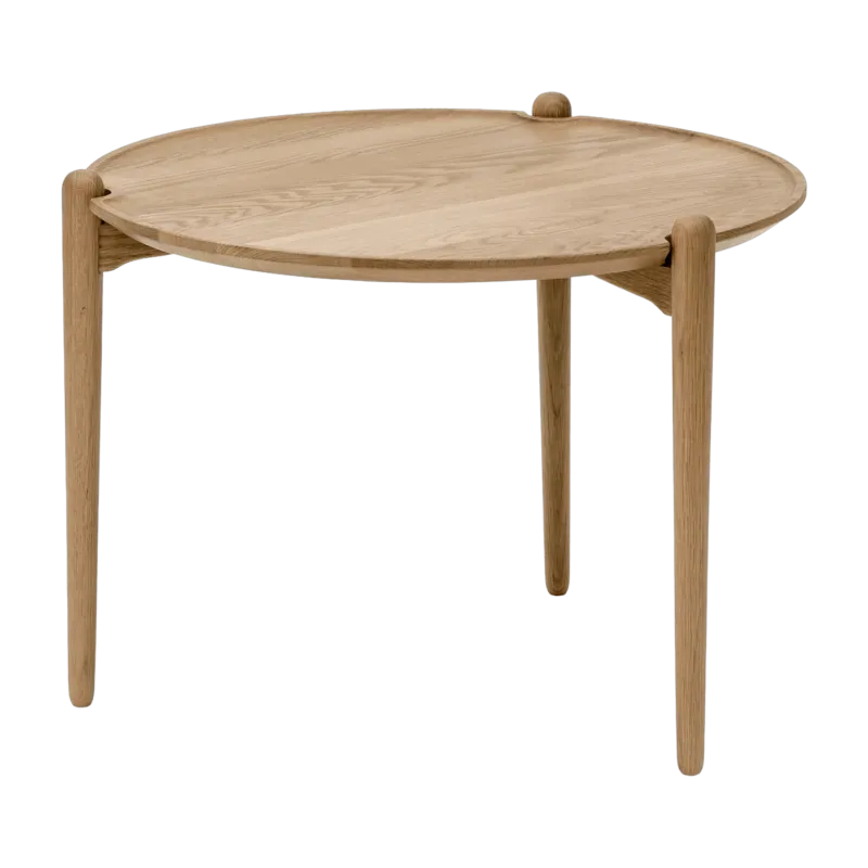 Table basse ronde en chêne 60 cm Aria - Design House Stockholm - The Cool Republic