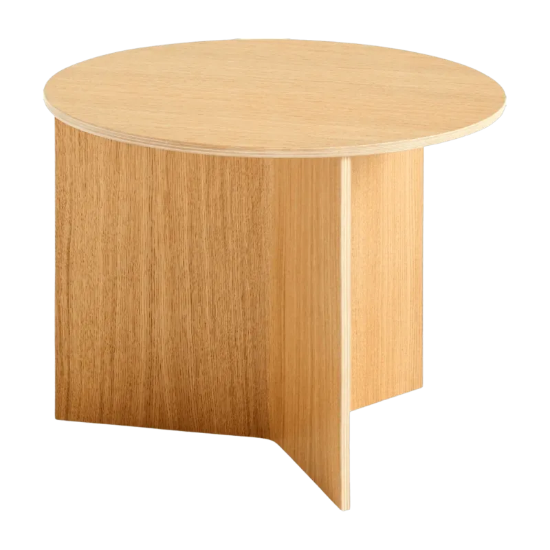 Table basse ronde en chêne naturel Slit - HAY - The Cool Republic
