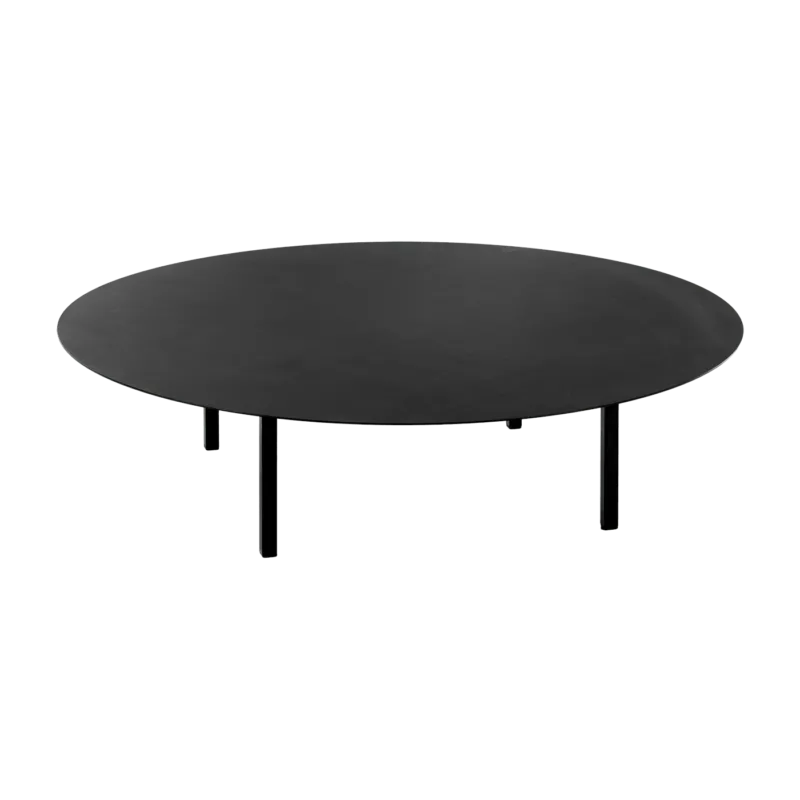 Table basse ronde en métal noir 03 - Serax - The Cool Republic