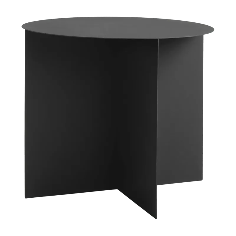 Table basse ronde en métal noir Oli - Custom Form - The Cool Republic
