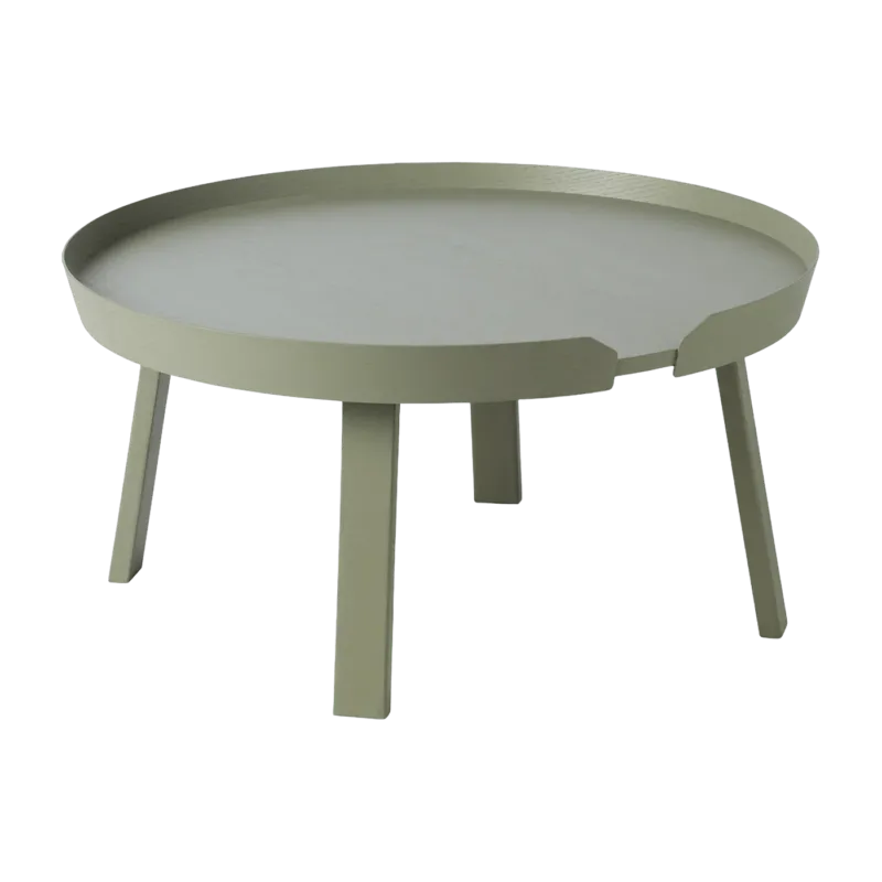 Table basse vert d'eau 72 cm Around - Muuto - The Cool Republic