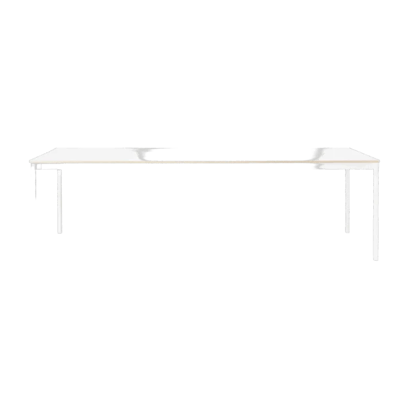 Table blanche bords en bois 190 cm Base - Muuto - The Cool Republic