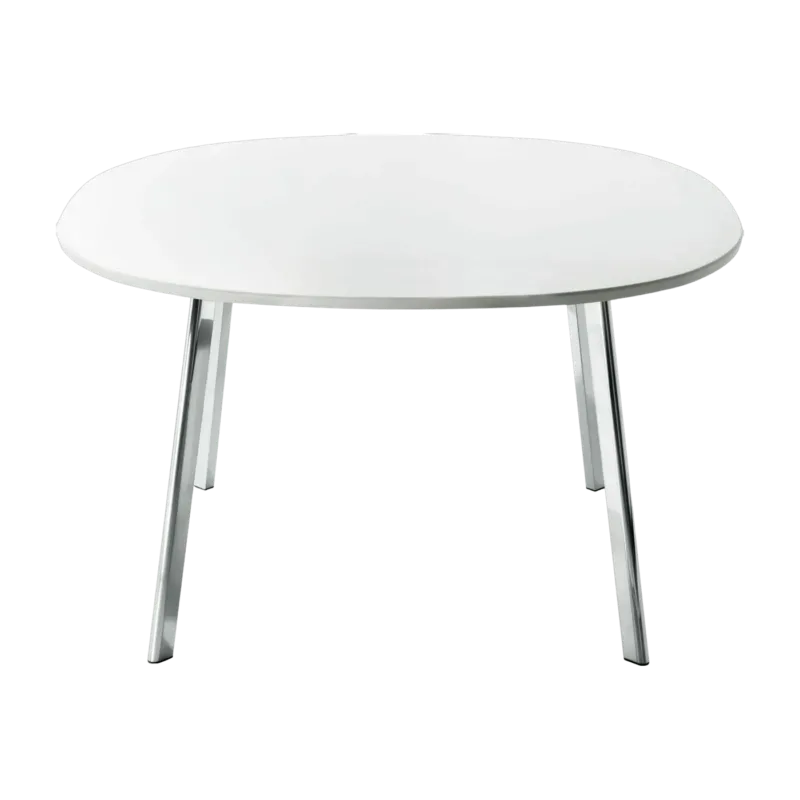 Table blanche et pieds en aluminium 98x98 cm Déjà-vu - Magis - The Cool Republic