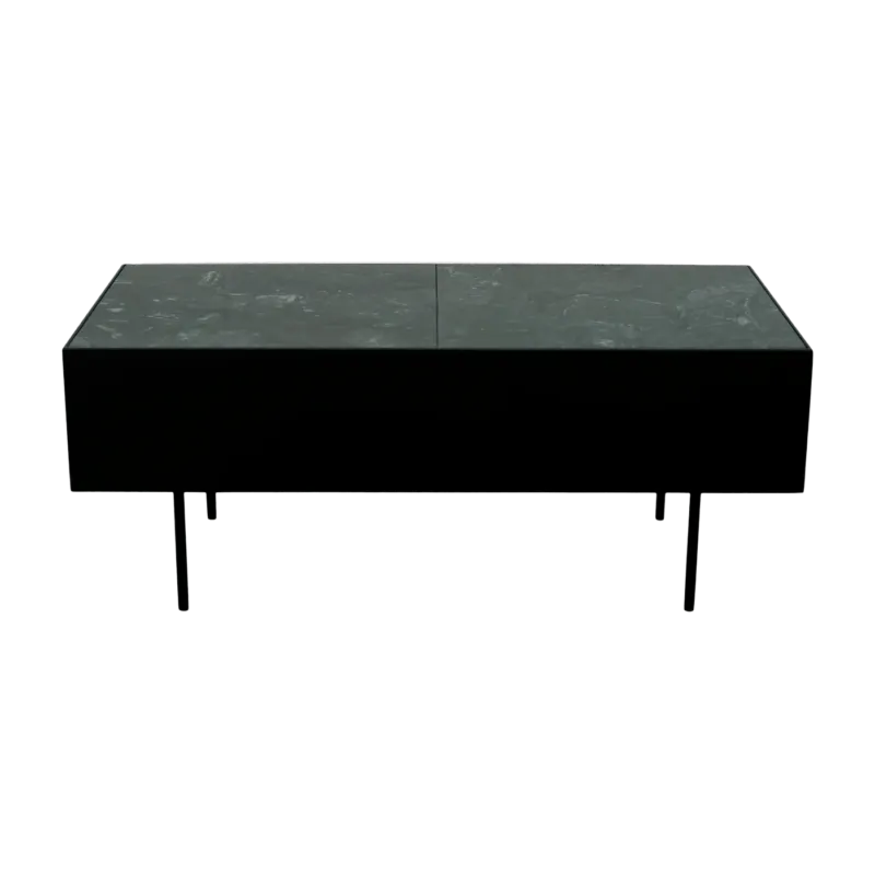 Table bout de canapé en marbre vert Accent Table - HANDVÄRK - The Cool Republic