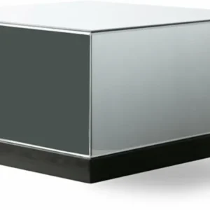 Table carrée en miroir gris 60 x 60 cm Block - HKliving - The Cool Republic