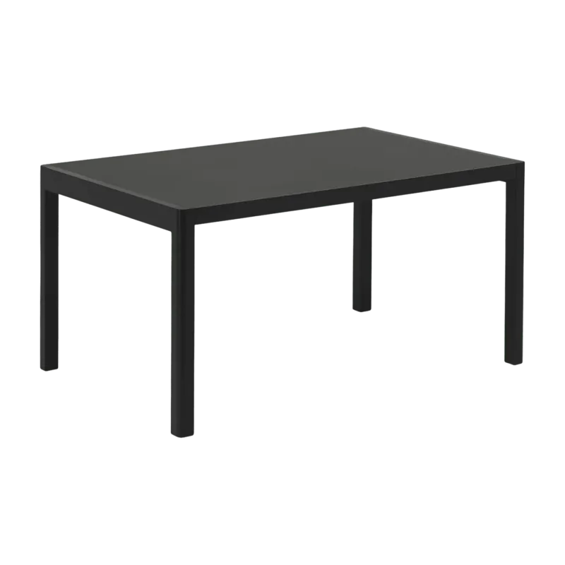 Table chêne laqué et noire 140 x 92 cm Workshop - Muuto - The Cool Republic