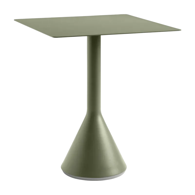 Table cone carrée olive Palissade - HAY - The Cool Republic