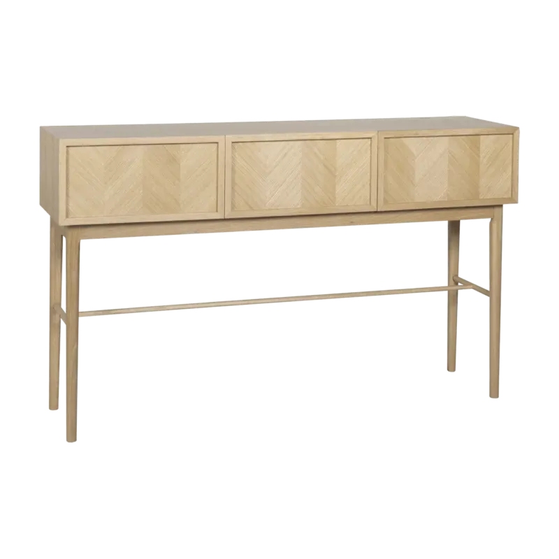 Table console en chêne naturel - Hübsch - The Cool Republic