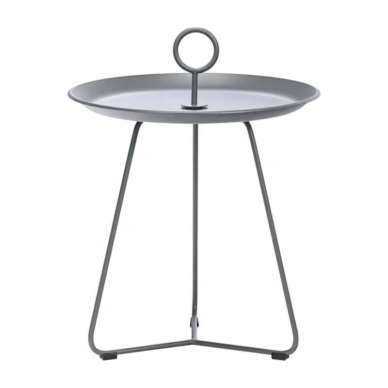 Table d'appoint 45 cm gris foncé en métal EYELET- Houe - The Cool Republic