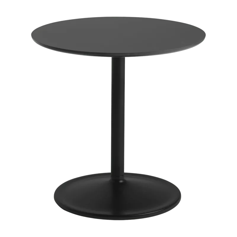 Table d'appoint aluminium noir D 41 x H 40 cm Soft - Muuto - The Cool Republic