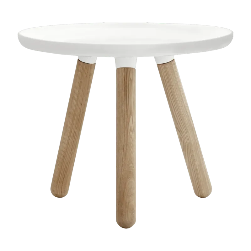 Table d'appoint blanche et frêne S Tablo blanc - Normann Copenhagen - The Cool Republic
