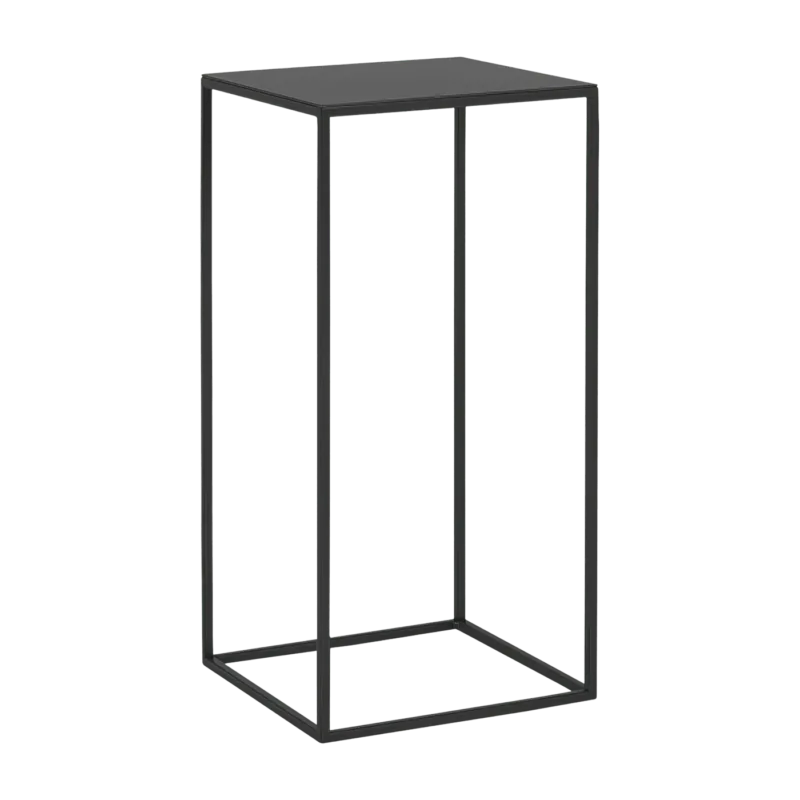 Table d'appoint carrée noire en métal Tensio - Custom Form - The Cool Republic