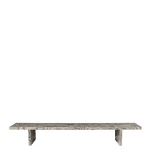 Table d'appoint de présentation en placage pin gris 138 x 34 x 20 cm Kona - Ferm Living - The Cool Republic