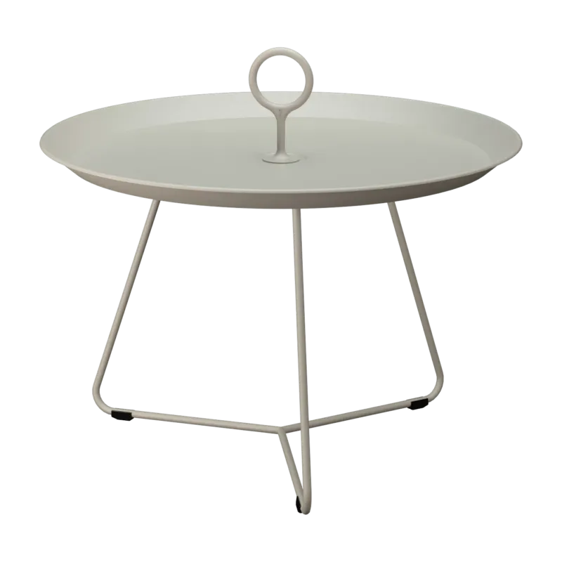 Table d'appoint d'extérieur en aluminium beige 58cm EYELET - Houe - The Cool Republic