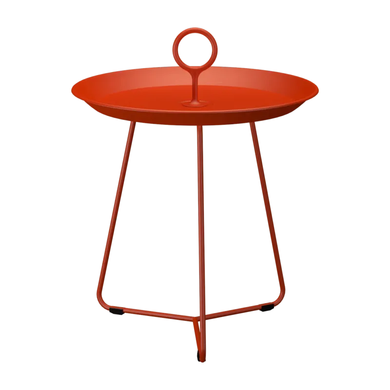 Table d'appoint d'extérieur en aluminium rouge 45cm EYELET - Houe - The Cool Republic