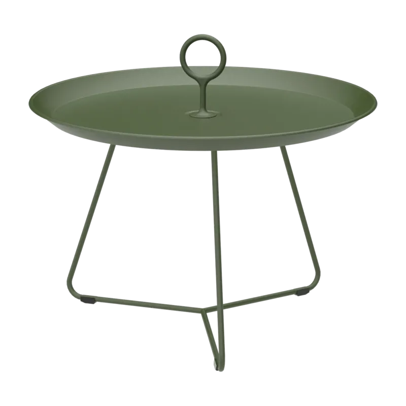 Table d'appoint d'extérieur en aluminium vert olive 58cm EYELET - Houe - The Cool Republic