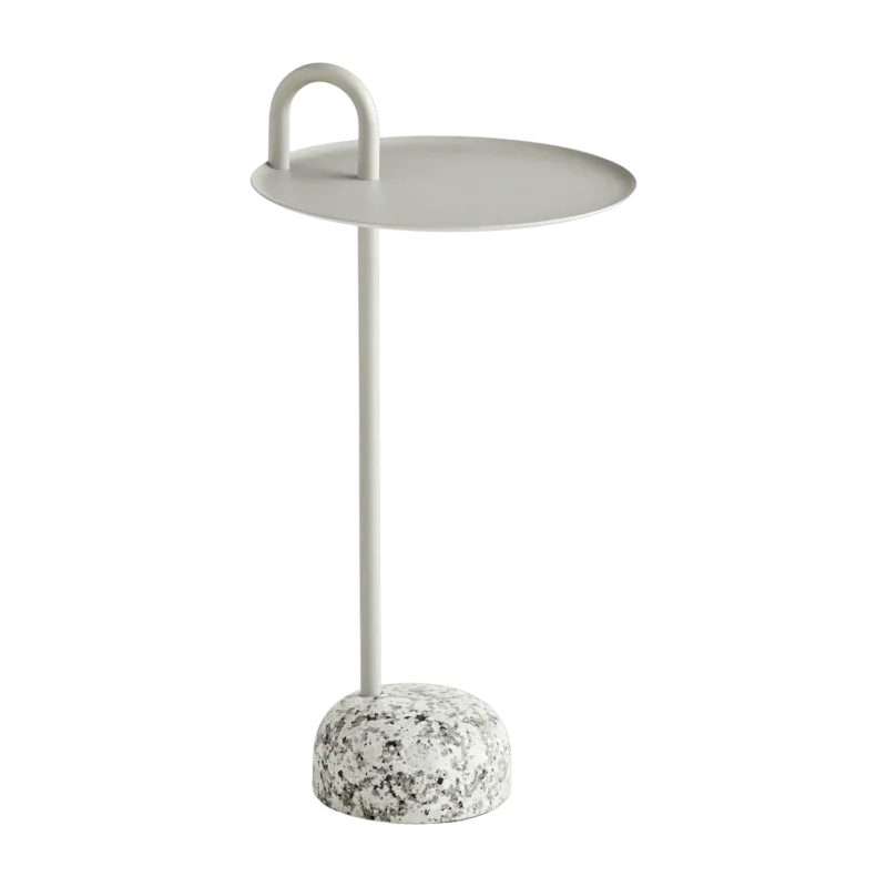 Table d'appoint en acier beige Bowler - Hay - The Cool Republic