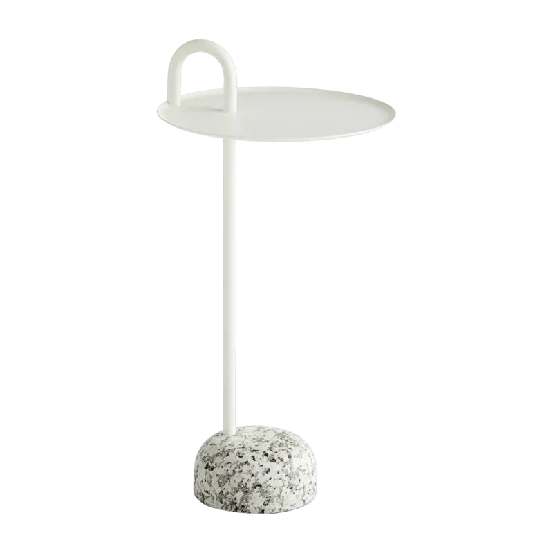 Table d'appoint en acier crème Bowler - Hay - The Cool Republic