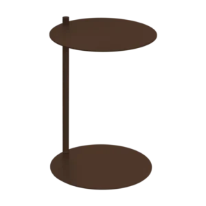 Table d'appoint en acier marron cacao Ande - noo.ma - The Cool Republic